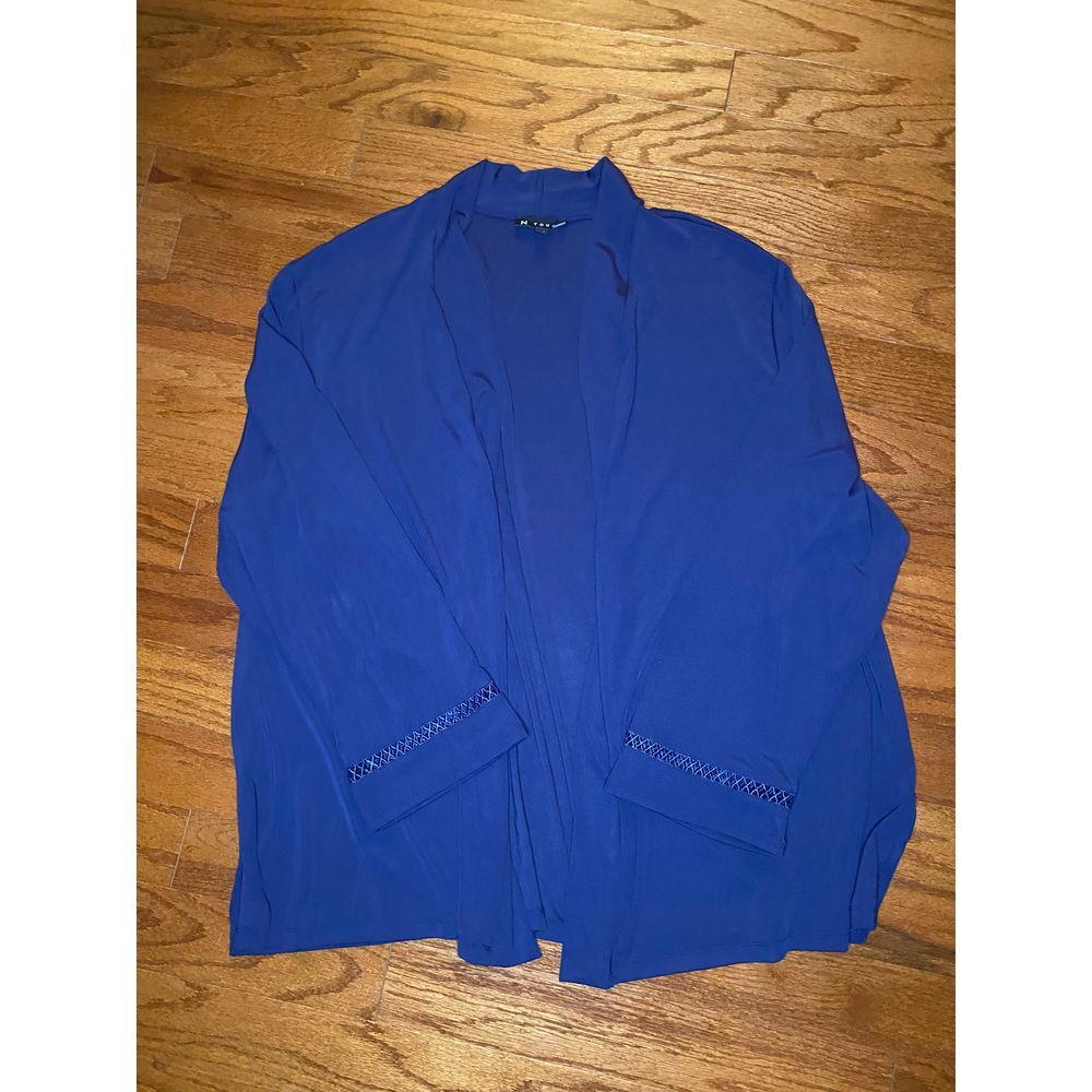 N Touch Navy‎ Sweater Size 3X
